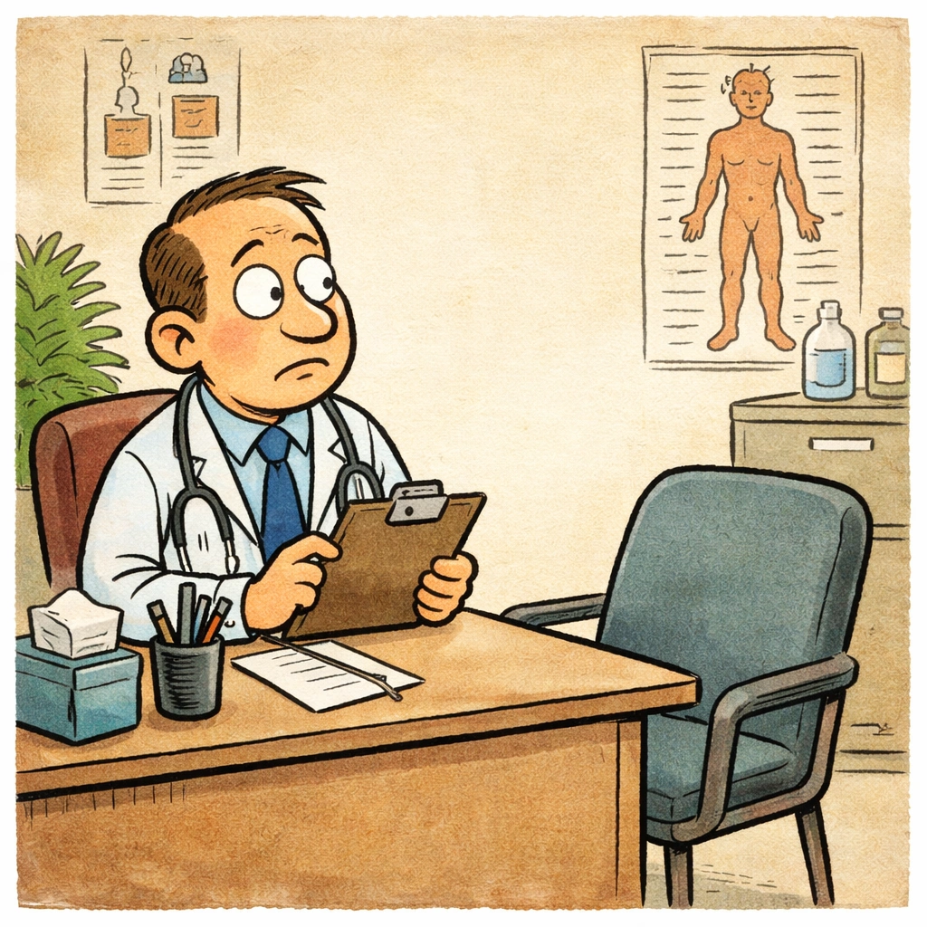 Doctor listening to patient who feels invisible